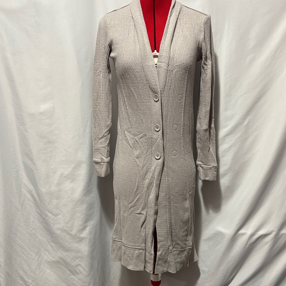 bobi Gray Long Cardigan Sweater XS147
